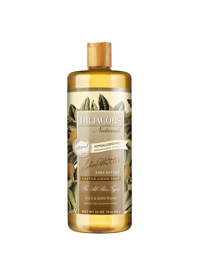 DR.JACOBS NATURALS - Dr Jacobs Naturals Allnatural Castile Body Wash With Plantbased Ingredients Gentle And Effective Sulfatefree Parabenfree And Crueltyfree Formula For Nourished Skin - Image 1