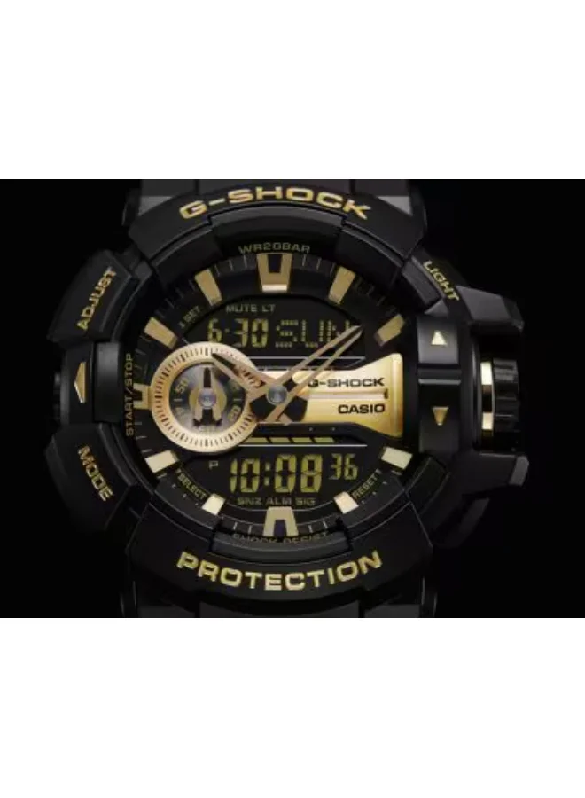 G-SHOCK Men's Resin Analog-Digital Watch GA-400GB-1A9DR - 51.9 mm