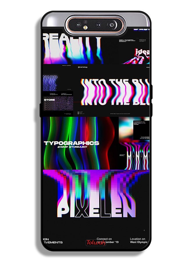 Tolwak Samsung Galaxy A80 Protective Case Cover Motion Design - Image 1