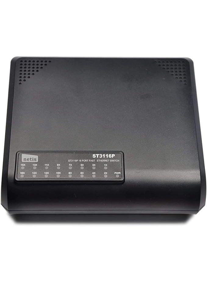 Netis ST3116P 16-Port 10/100 Desktop Switch - Image 1