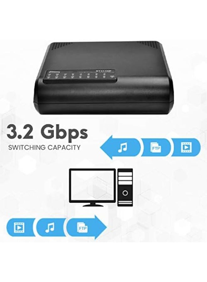 Netis ST3116P 16-Port 10/100 Desktop Switch - Image 4