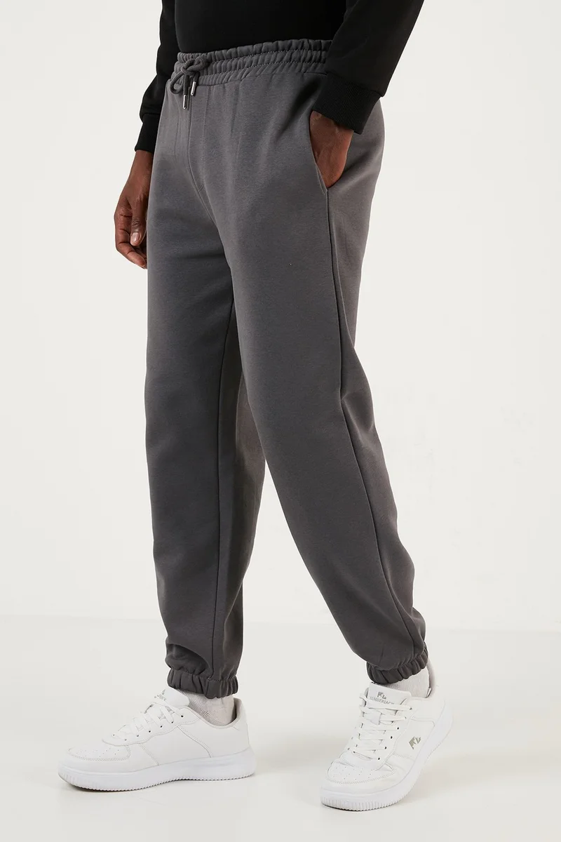 بوراتي Cotton Regular Fit Normal Waist Elastic Leg Pocket Sweatpants Men's Sweatpants 59080153W4
