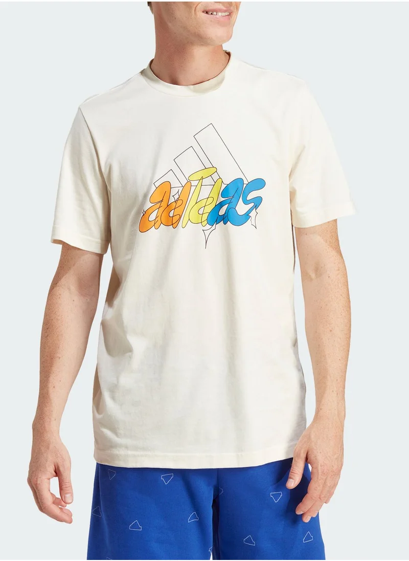 Adidas Illustrated Badge Of Sport T-Shirt