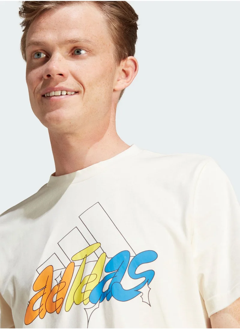 Adidas Illustrated Badge Of Sport T-Shirt