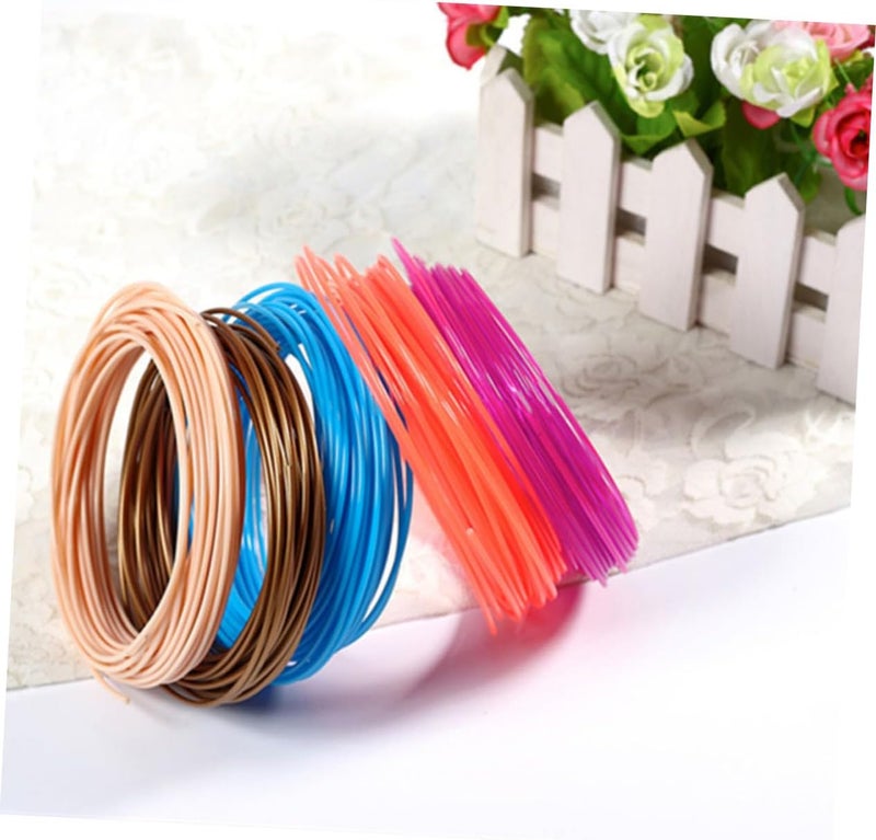 OUNONA 1.75mm 3D Pen Plastic Refills 5M Length Compatible 3D Printers Vibrant Colors for Creative Projects - Image 3