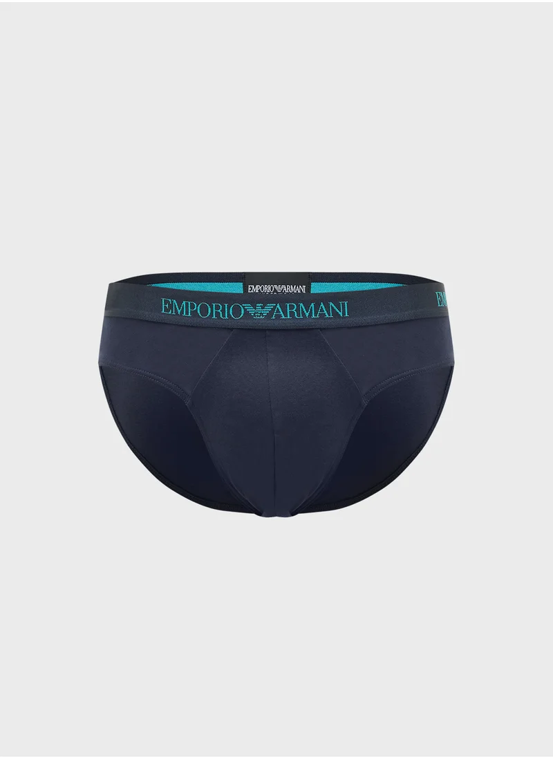 امبوريو ارماني 3 Pack Logo Band Boxers