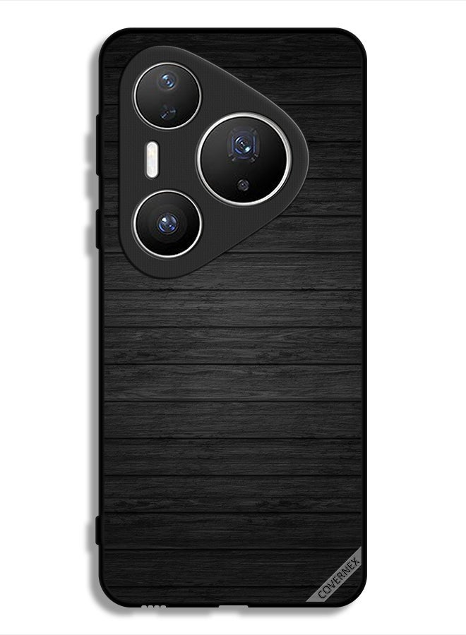 Covernex Huawei Pura 80 Pro Plus Protective Case Cover Dark Wooden Pattern - Image 1