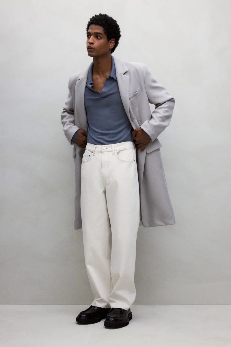 H&M Relaxed Fit 5-Pocket Twill Trousers