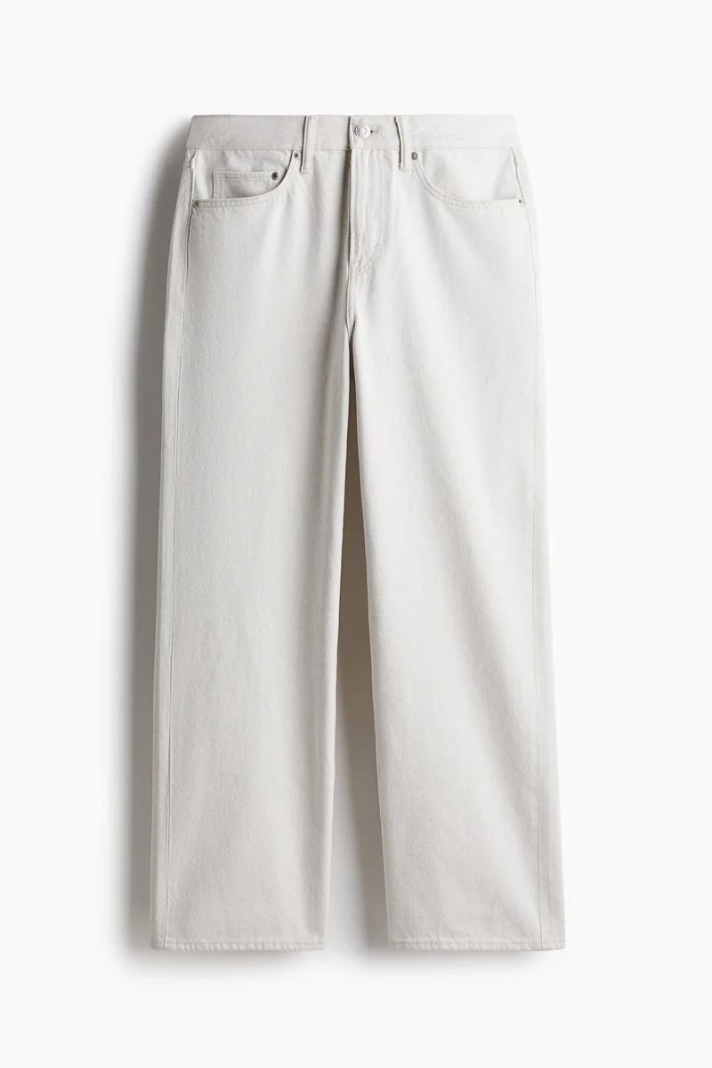 H&M Relaxed Fit 5-Pocket Twill Trousers