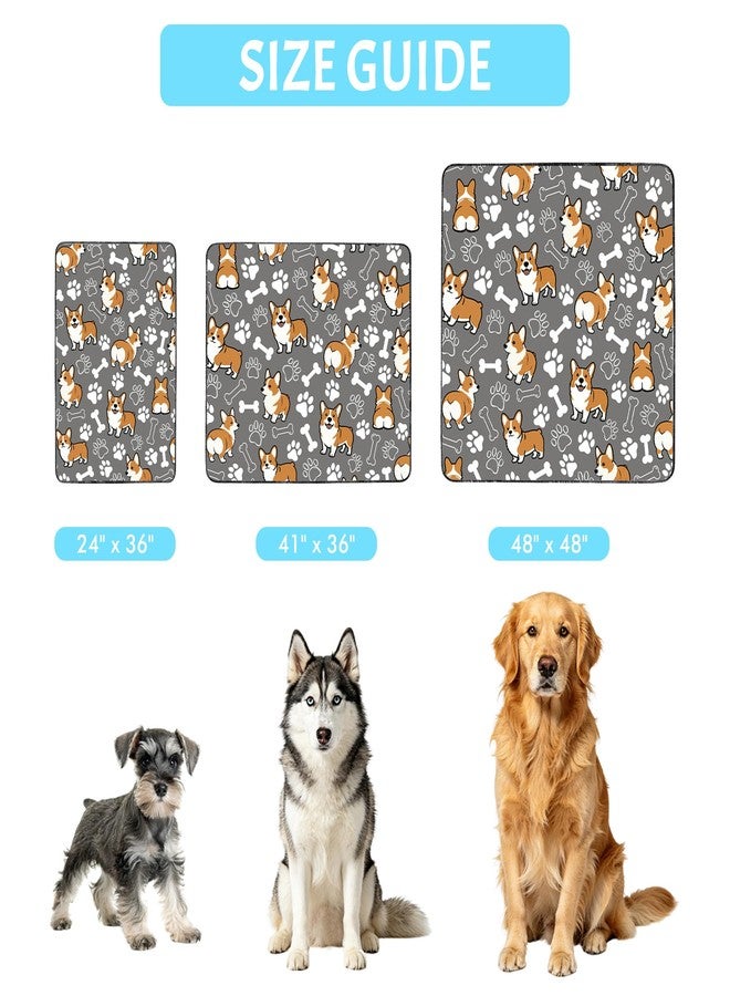 PyreneanHaven Washable Pee Pads for Incontinence & Potty Training, Non-Slip Leak-Proof Reusable Puppy Training Pads, Absorbent Puppy Pads for Senior Dogs Cats Puppy, Floor Protection (Grey, 36" x 41" (Pack of 2)) - Image 2