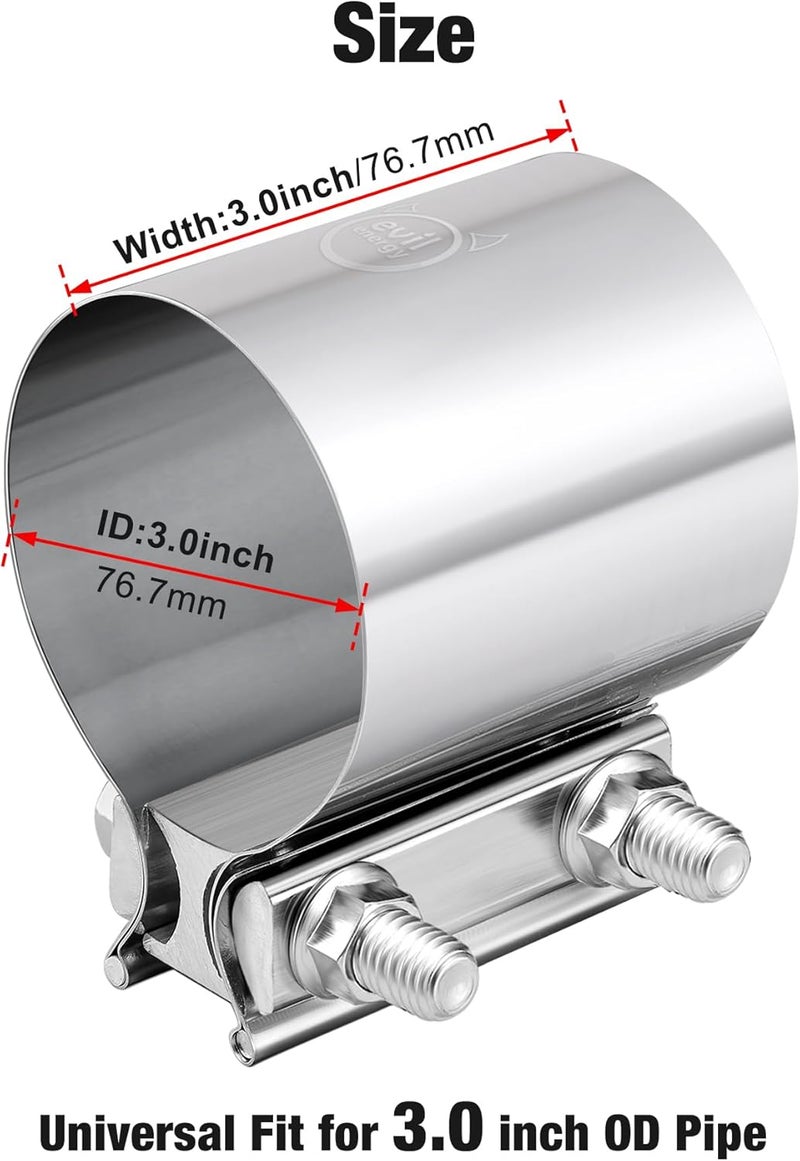 EVIL ENERGY 3.0 Inch Exhaust Clamp - Image 2