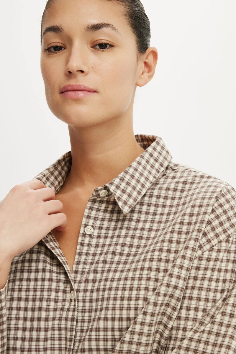 Cotton On  Sloane Oversized Shirt for Women | Best Price UAE