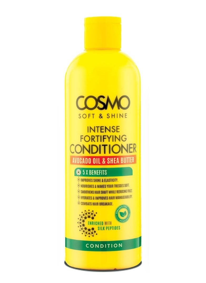 Intense Fortifying Conditioner Avocado Oil And Shea Butter Paraben Free 480 Ml