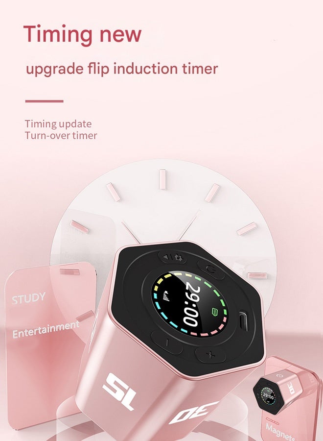 Hexagon Flip Timer, Kitchen Digital Timer, Smart Study Countdown Visual Timer, Magnetic Productivity Timer, Kitchen Gadgets, Cheap Items Kitchen Accessories  - Image 4