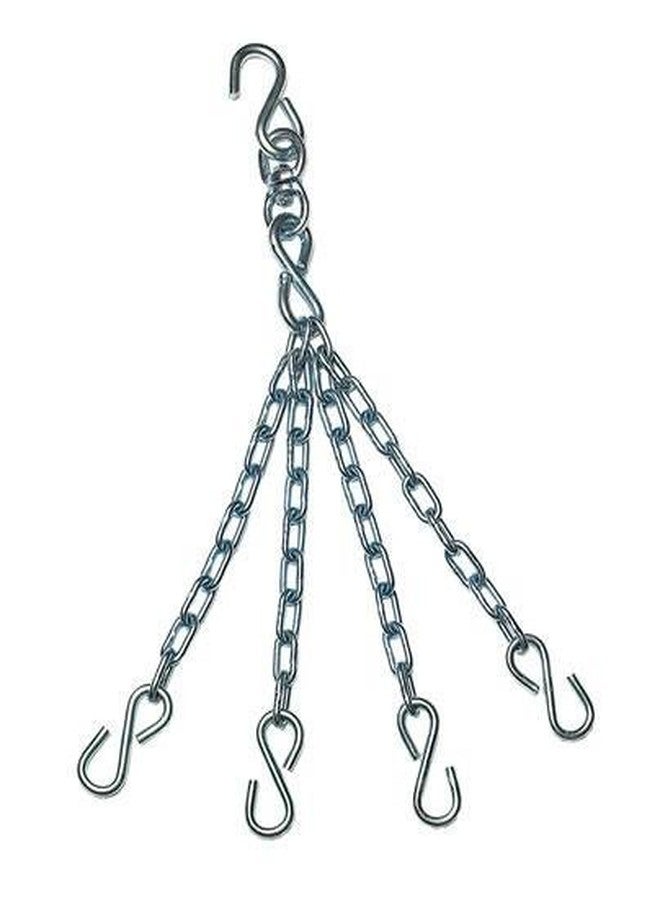KORBAX eavy Duty Steel Chain and Swivel for Boxing Punching Bags with Safety Hook (Chrome) - Image 2