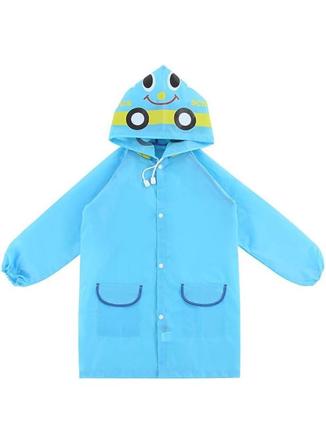 إيروريكس معطف واق من المطر للأطفال، بدلة مطر مقاومة للماء للأطفال، بونشو مطر بغطاء رأس، سترة مطر محمولة للأطفال - Image 1