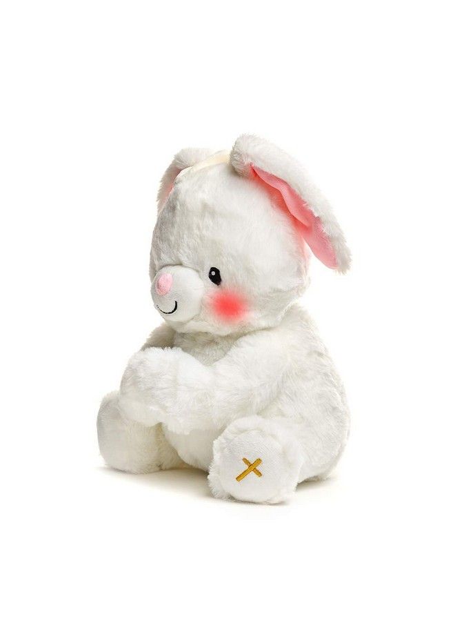 Cuddle Barn Paws For Prayer Bunny ; Animated Singing Bunny Stuffed Animal Plush Toy Prays Lights Up And Sings This Little Light Of Mine 10 Inches - Image 5