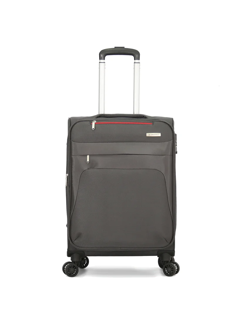 جيوردانو مجموعة حقائب سفر جيوردانو سوفت سايد بعجلات  قطع رمادي