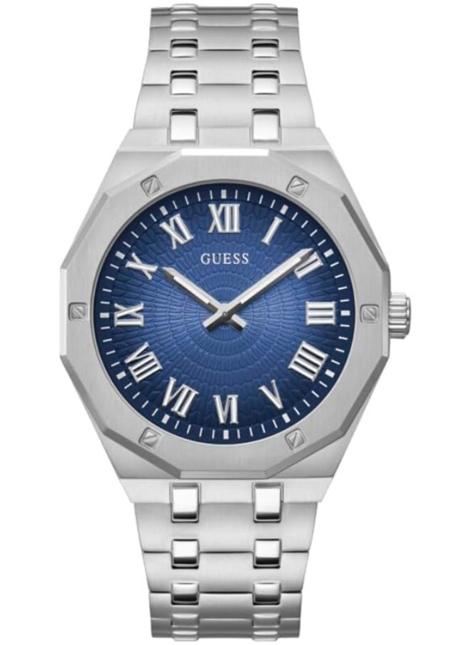 GUESS GUESS Gents Stainless Steel Silver Tone Bracelet Watch (Model: GW0575G4)  - Image 1
