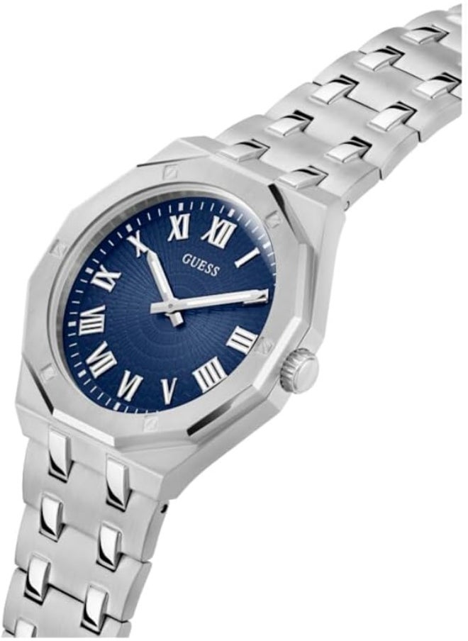 GUESS GUESS Gents Stainless Steel Silver Tone Bracelet Watch (Model: GW0575G4)  - Image 4