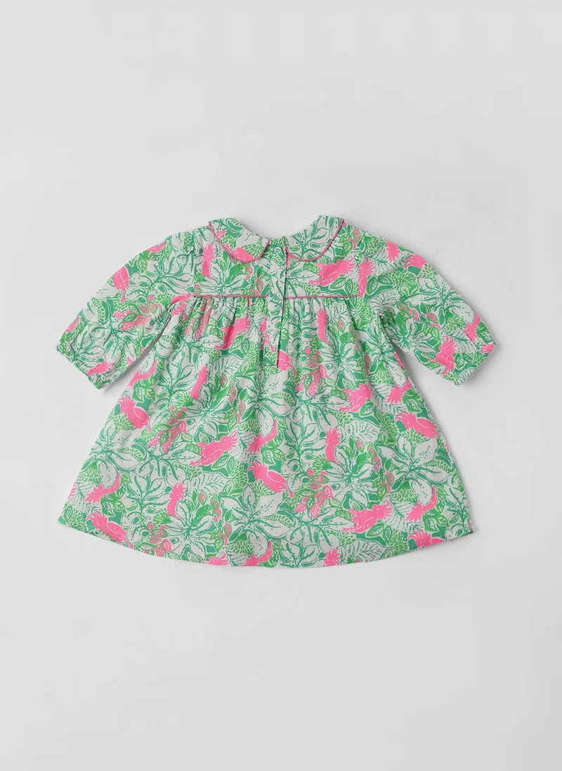 Nautinati Printed Collar Dress