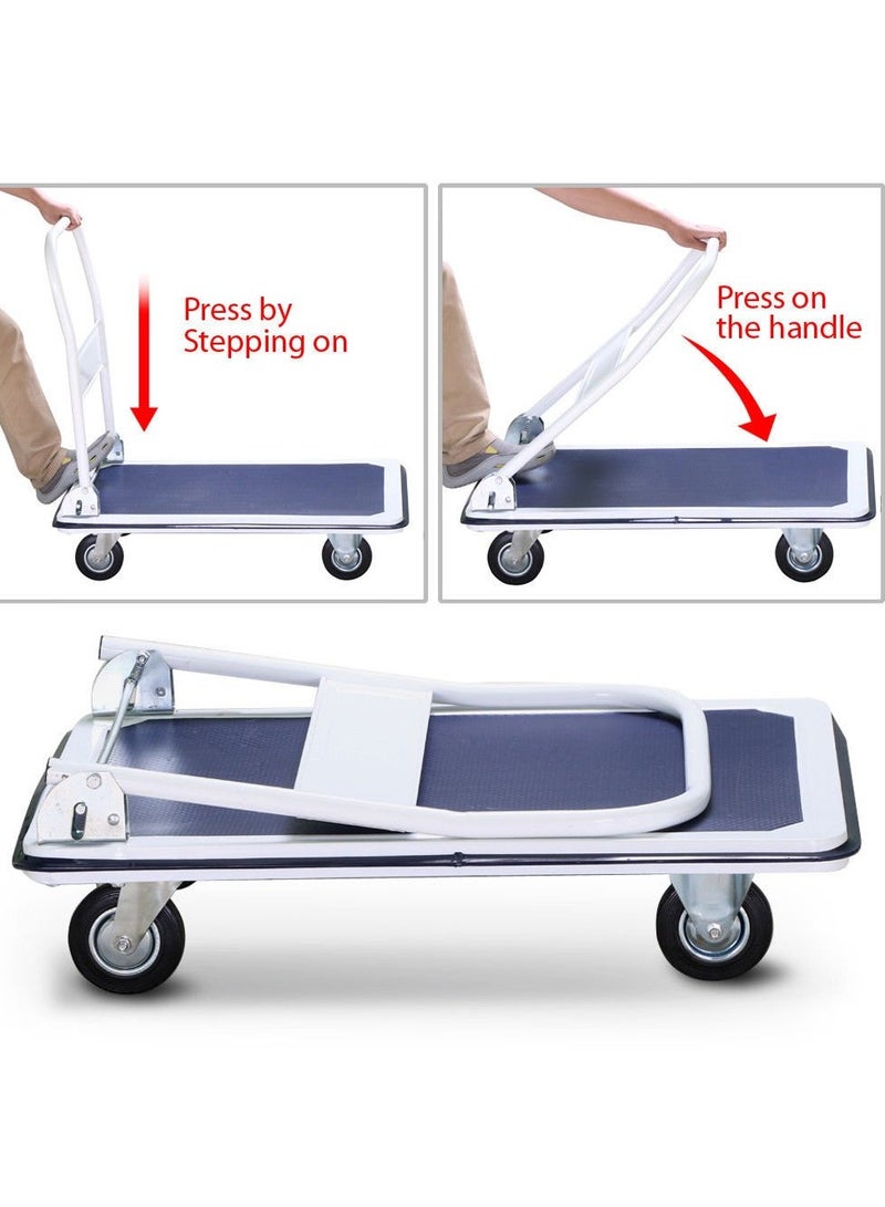 عربة منصة ثقيلة سعة 250 كجم - Image 4