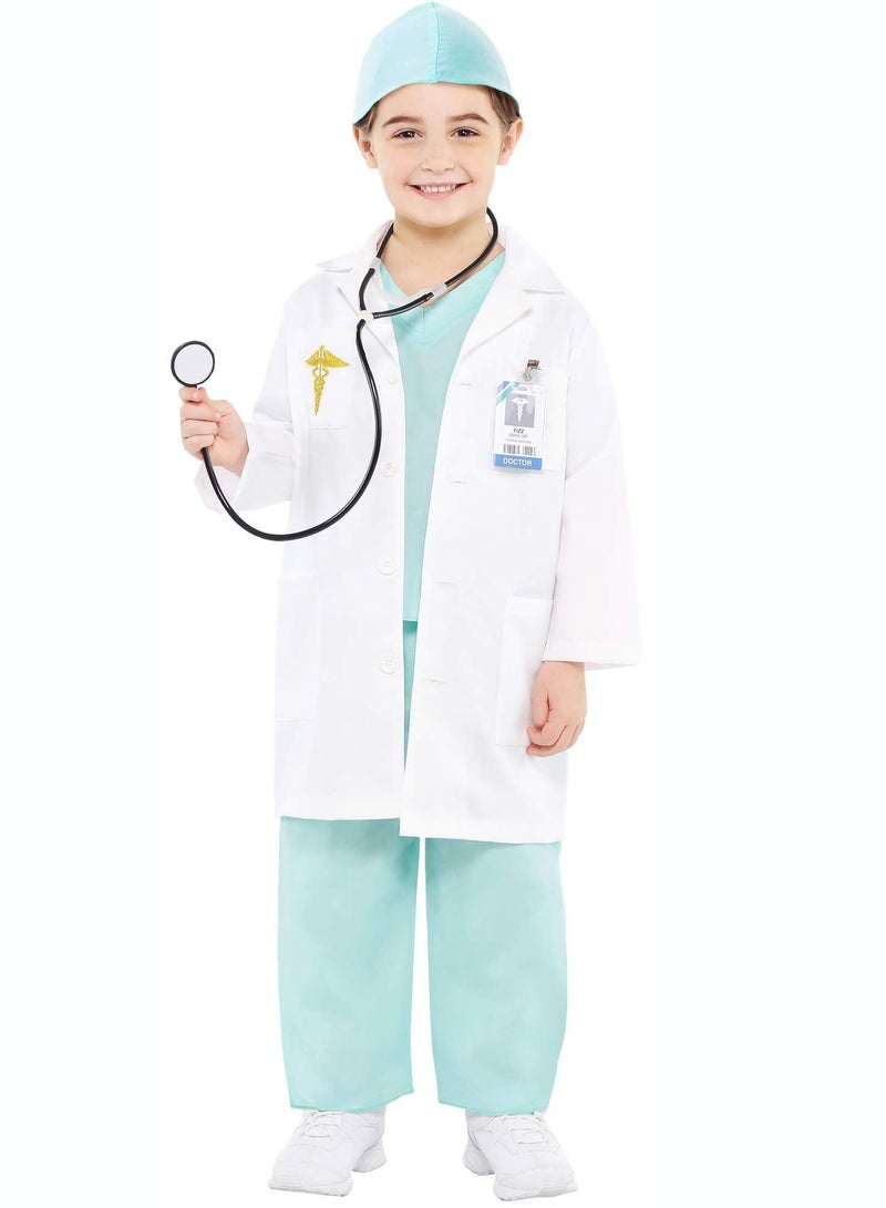 Amscan Child Doctor Career Costume, Cosplay Costume for Boys and Girls  - Image 1