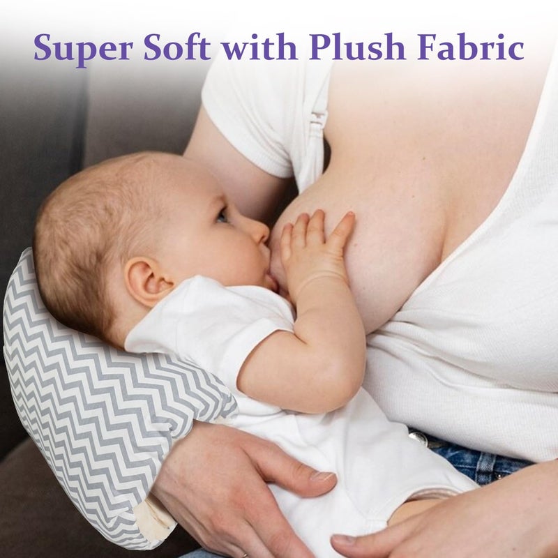 HOWUKE Baby Nursing Arm Breastfeeding Pillow, Breast Feeding Pillows for Babies, Bottle Feeding Travel Pillows for Newborn - Image 5