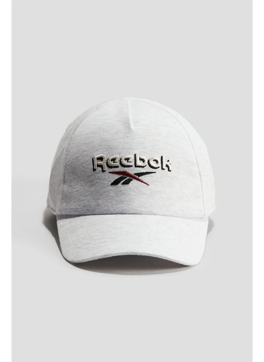 H&M Embroidered-Motif Cotton Cap