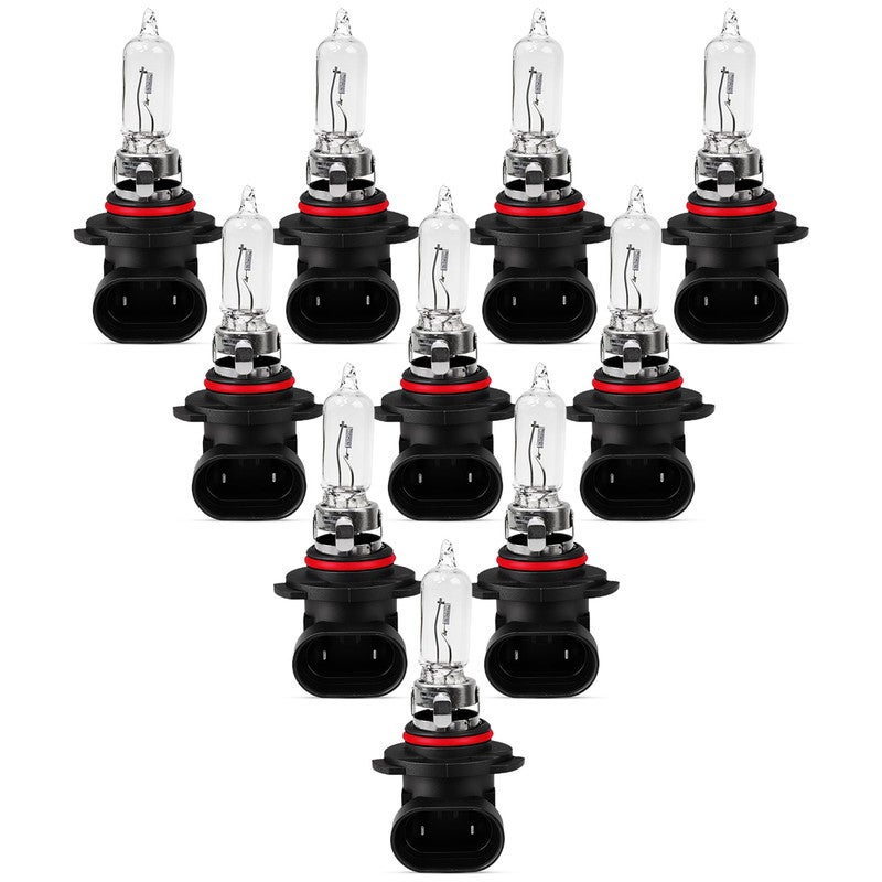 10 PIECE   FEEMA 9005 Premium Halogen Bulbs – 12V 65W, 1200 Lumens, Xenon Gas, Anti-UV Quartz Glass, Plug and Play OEM Base, Multiple Color Temperature Options (3000K, 4300K, 5000K), Easy Installation - Image 1