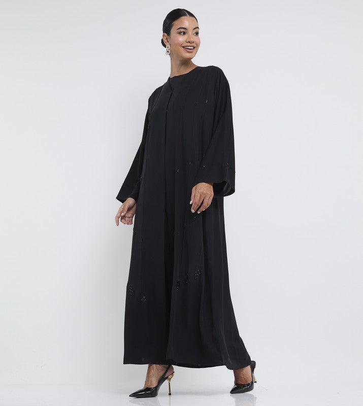 ROZA Stylish hand work abaya - Image 2