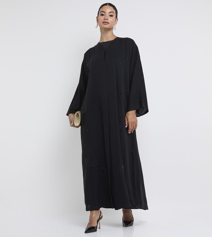 ROZA Stylish hand work abaya - Image 5