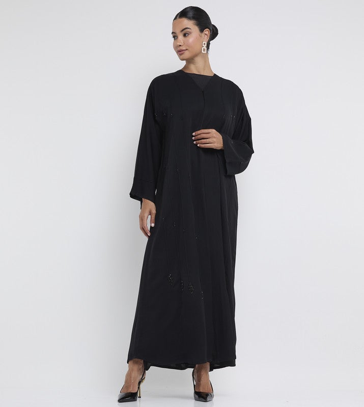 ROZA Stylish hand work abaya - Image 1