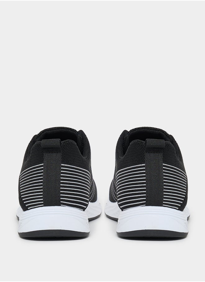 Styli Styli Knitted Breathable Lace Up Sneakers  - Image 5