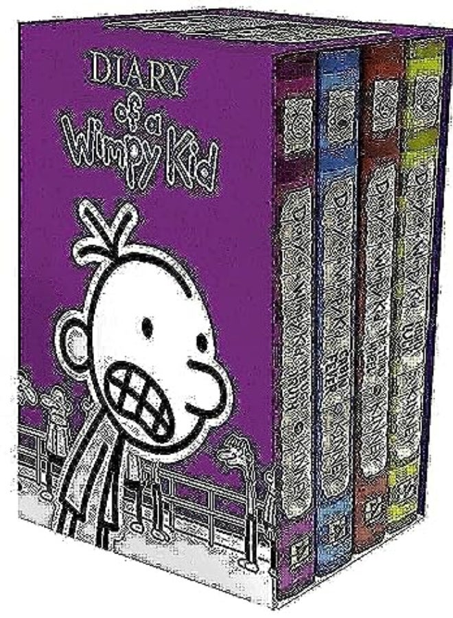 Diary Of A Wimpy Kid Box Of Books 58 by Jeff Kinney Hardcover