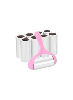 BLOOMING TIME Pet Hair Remover Lint Roller with 9 Rolls Paper Core, Tearable Clothes Furniture Pet Cat Dog Lint Brush  - Image 1