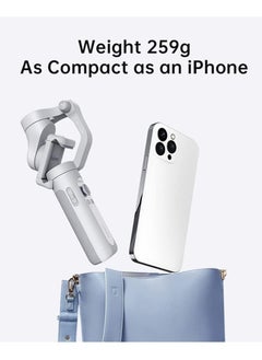 Generic Smartphone Gimbal iSteady XE Kit Gimbal Stabilizer for Smartphone 3-Axis Cell Phone Handheld Gimbal with Fill Light, Stabilizer for iPhone&Android Lightweight Youtuber Vlogging Live Stream  - Image 2