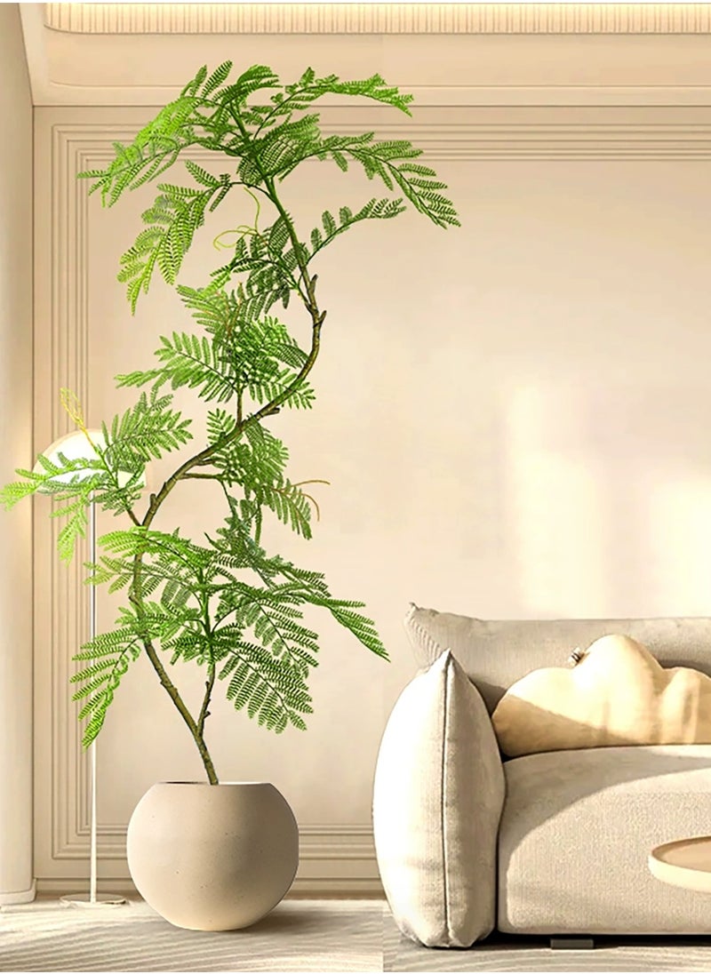 Merry Moments Artificial Trees Artificial Plants Faux Plants Fake Tree Fake Green Interior Artificial No Care Required for Home Indoor Office Everfresh Pot Included Height 1.6m  - Image 1