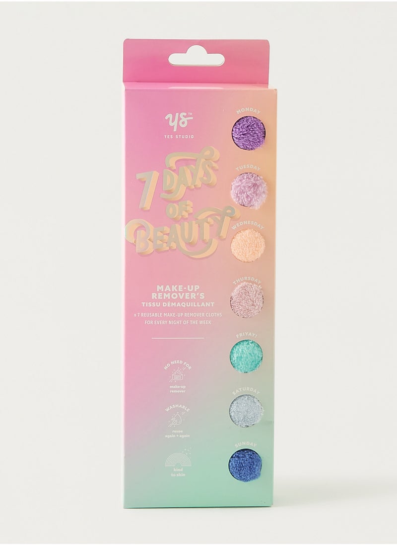 Yes Studio 7 Days of Beauty Makeup Remover - Set of 7  - Image 1