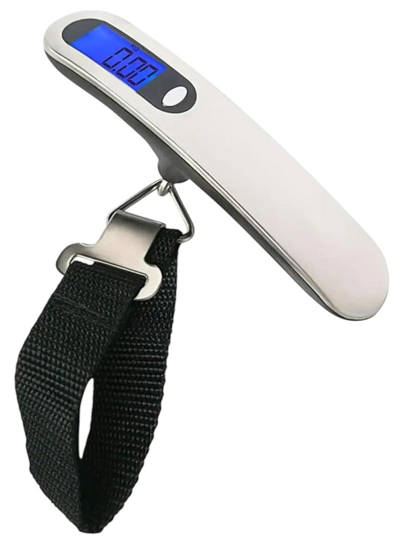 Generic Portable Digital Luggage Scale, 30kg Weight Capacity with Digital LCD Display and One Button for Simple Control, Strong Strap to Securely Hang Bag During Weighing, Compact and Lightweight Design for Measuring Baggage Weight Before Travel Suitable for Air Travel and Flights  - Image 1