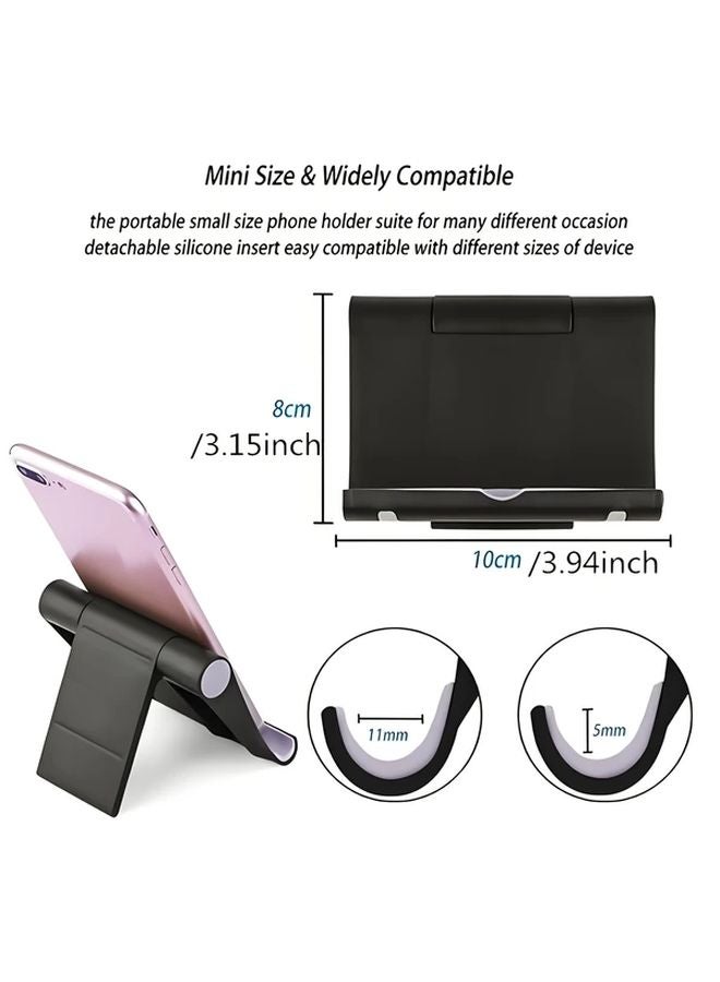 Green Universal Folding Phone Stand Portable Desktop Holder for Mobile Tablet - Image 4