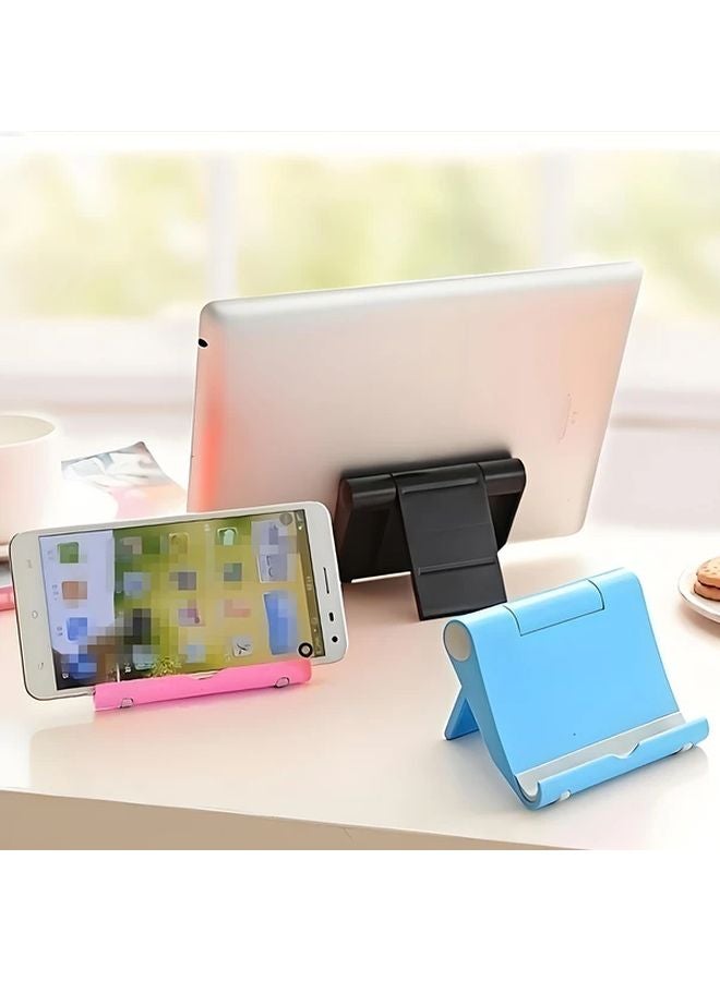 Green Universal Folding Phone Stand Portable Desktop Holder for Mobile Tablet - Image 2