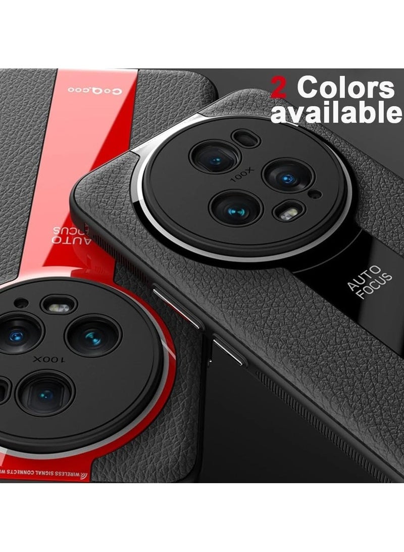 عام حقيبة متوافقة مع Honor Magic 6 Pro، حقيبة هاتف من السيليكون الفاخر بتصميم تجاعيد ليتشي، غلاف واقٍ كامل من TPU ناعم لـ Honor Magic 6 Pro. - Image 2