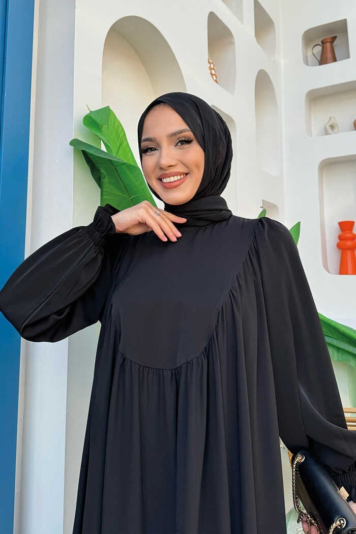 Bym Fashion Bym4 Pleated Dress Black  - Image 3