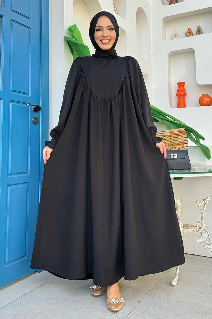 Bym Fashion Bym4 Pleated Dress Black  - Image 1