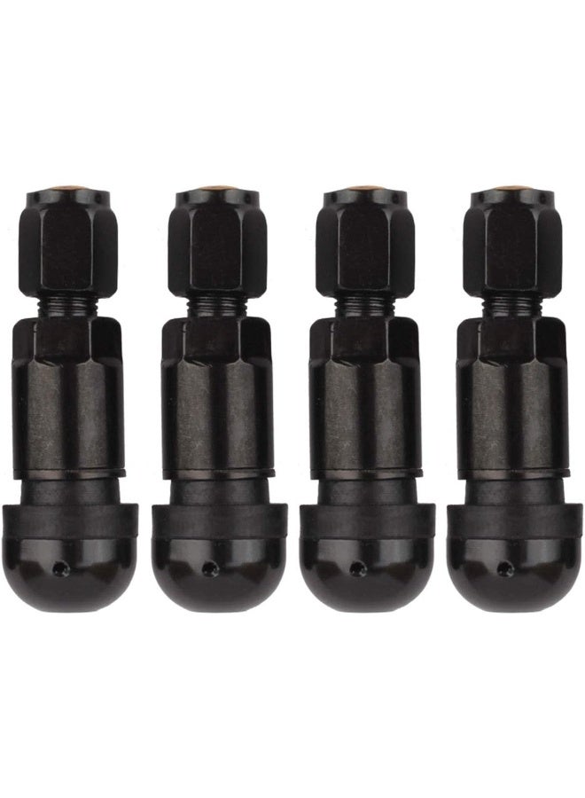 TOMALL TOMALL TPMS Black Bolt-in Tire Valve Stem Caps Explosion Proof Inner Tube Valve - Image 1