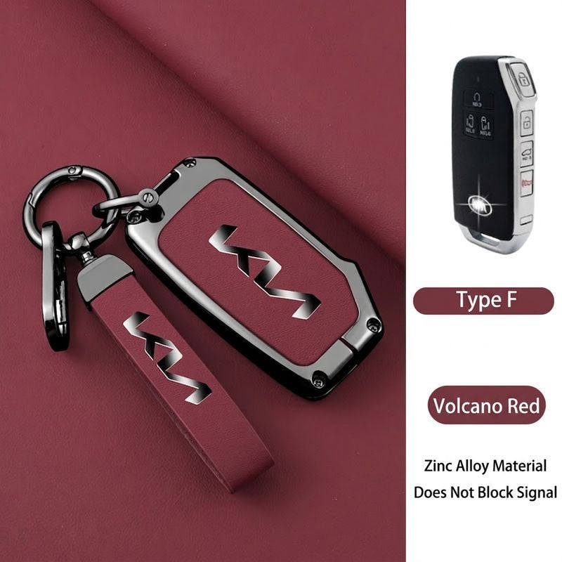 Kia Carnival KA4 Key Case 2021+ - Premium Zinc Alloy Smart Key Shell Cover for Kia Carnival MPV Business Car - Image 1