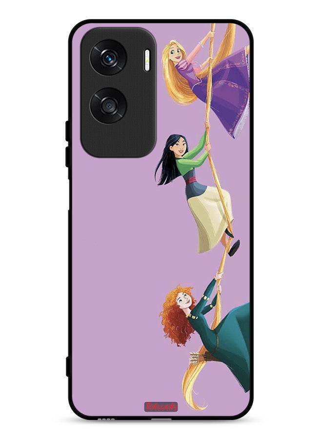 Tolwak Honor X50i 5G Protective Case Cover Girls Climbing Art - Image 1