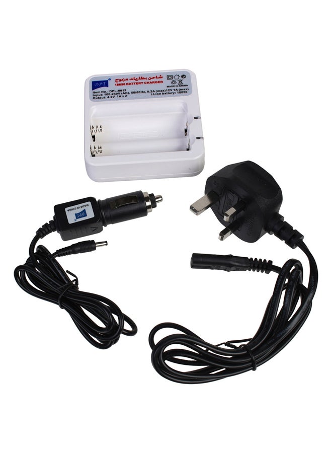 دي بي تي شاحن بطارية ليثيوم ايون، شاحن بطارية كشاف، ملون، قدرة 2 امبير - Image 1