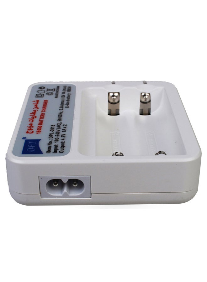 دي بي تي شاحن بطارية ليثيوم ايون، شاحن بطارية كشاف، ملون، قدرة 2 امبير - Image 4